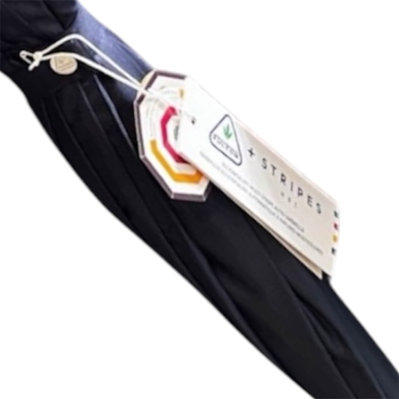 HBC Stripes + Fulton Indigo Multistripe Umbrella - Picture 2 of 2